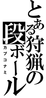 とある狩猟の段ボール（カプコナミ）