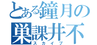 とある鐘月の巣課井不（スカイプ）