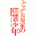 とある馬場家の鋼鉄少年Ⅱ（メタルは　ごはん）