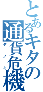 とあるキタの通貨危機（デノミ）