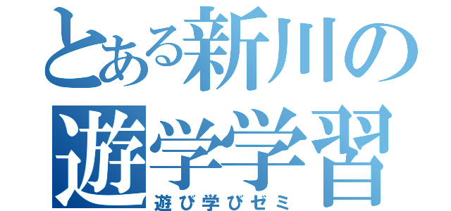 とある新川の遊学学習（遊び学びゼミ）