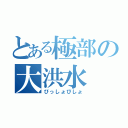 とある極部の大洪水（びっしょびしょ）