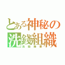 とある神秘の洗錢組織（洗錢無罪）