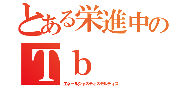 とある栄進中のＴｂ（エネールジャスティスモルティス）