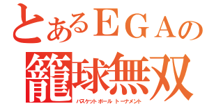 とあるＥＧＡの籠球無双（バスケットボール　トーナメント）