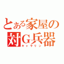 とある家屋の対Ｇ兵器（キャサリン）