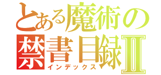 とある魔術の禁書目録Ⅱ（インデックス）