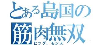 とある島国の筋肉無双（ビッグ．モンス）