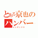 とある京也のハンバーグ（インデックス）