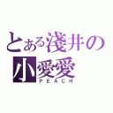 とある淺井の小愛愛（ＰＥＡＣＨ）