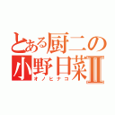 とある厨二の小野日菜子Ⅱ（オノヒナコ）