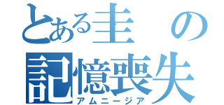 とある圭の記憶喪失（アムニージア）