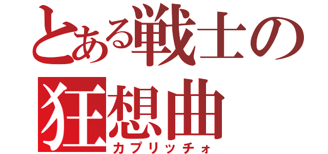 とある戦士の狂想曲（カプリッチォ）