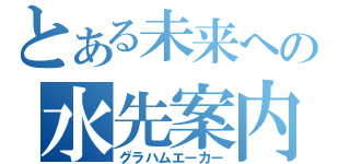 とある未来への水先案内人（グラハムエーカー）