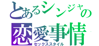 とあるシンジャの恋愛事情（セックススタイル）