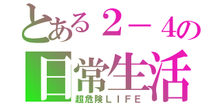 とある２－４の日常生活（超危険ＬＩＦＥ）