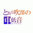 とある吹部の中低音（ユーフォニアム）