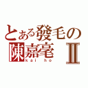 とある發毛の陳嘉毫Ⅱ（ｋａｉ ｈｏ）