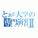 とある大学の専門演習Ⅱ（弘子ゼミ）