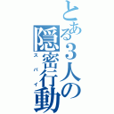 とある３人の隠密行動（スパイ）