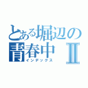 とある堀辺の青春中Ⅱ（インデックス）