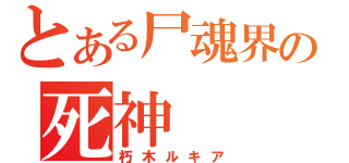 とある尸魂界の死神（朽木ルキア）