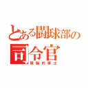 とある闘球部の司令官（頭脳的策士）