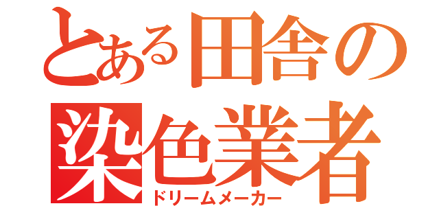 とある田舎の染色業者（ドリームメーカー）