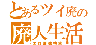 とあるツイ廃の廃人生活（エロ画像検索）