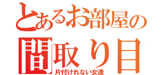 とあるお部屋の間取り目録（片付けれない女達）