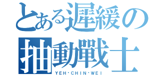 とある遲緩の抽動戰士（ＹＥＨ	ＣＨＩＮ	ＷＥＩ）