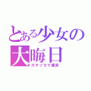 とある少女の大晦日（ガキツカで爆笑）