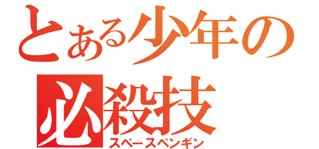 とある少年の必殺技（スペースペンギン）