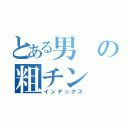 とある男の粗チン（インデックス）