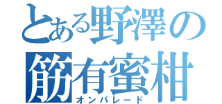 とある野澤の筋有蜜柑（オンパレード）