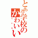 とある学校のかわいい方（しいな）