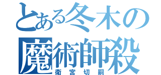 とある冬木の魔術師殺し（衛宮切嗣）