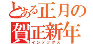 とある正月の賀正新年（インデックス）