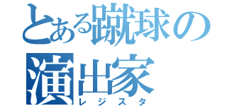 とある蹴球の演出家（レジスタ）