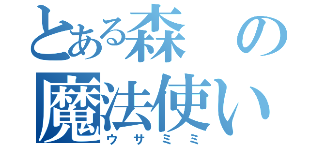 とある森の魔法使い（ウサミミ）