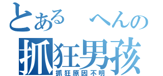 とある へんの抓狂男孩（抓狂原因不明）