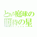 とある庭球の期待の星（ヤノユウキ）