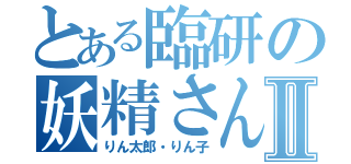 とある臨研の妖精さんⅡ（りん太郎・りん子）