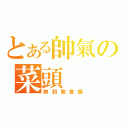 とある帥氣の菜頭（帥到臉會痛）