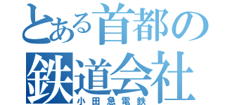 とある首都の鉄道会社（小田急電鉄）