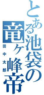 とある池袋の竜ヶ峰帝（田中太郎）