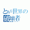 とある世界の破壊者（仮面ライダー）