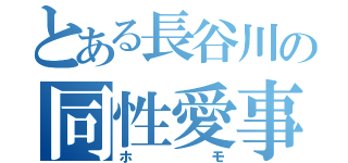 とある長谷川の同性愛事情（ホモ）