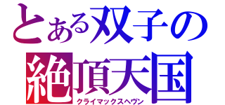 とある双子の絶頂天国（クライマックスヘヴン）