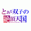 とある双子の絶頂天国（クライマックスヘヴン）